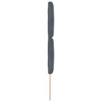 vidaXL Tête de Lit Design en Blocs de Diamant Gris Foncé 80 cm Velours