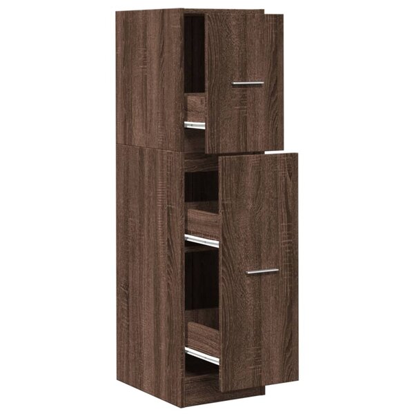 vidaXL Armoire apothicaire chêne marron 30x41x118 cm bois d'ingénierie