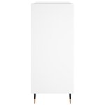 vidaXL Armoire à disques blanc 84 5x38x89 cm bois d'ingénierie