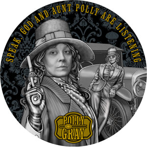 Monnaie POLLY GRAY Peaky Blinders 2 Oz Argent 5$ Niue 2025