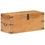vidaXL Coffre 90x40x40 cm Bois d'acacia solide
