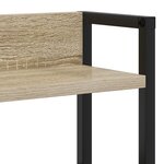 vidaXL Tête de lit de rangement Chêne Sonoma 150 cm Bois d'ingénierie