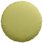 vidaXL Coussins de siège 2 Pièces Vert clair Ø50 x 19 cm tissu