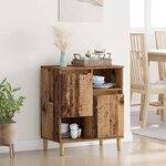 vidaXL Buffet Bois ancien 35 x 60 x 70 cm Bois d'ingénierie