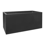 Bac à fleurs - Noir - 78 x 39 x 38 cm - 100  recyclé