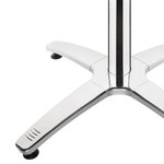 Pied de table pour plateau 800 mm 4 pieds en aluminium - bolero -  - aluminium 650x650x680mm