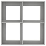 Jardinière vidaXL 100x100x48 cm en acier inoxydable