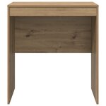 vidaXL Bureau d'écriture Chêne artisanal Bois d'ingénierie 70 x 50 x 76 cm