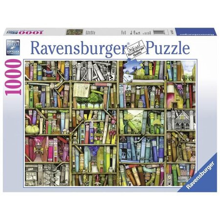 Puzzle 1000 pieces - bibliotheque magique / colin thompson - ravensburger - puzzle  adultes - des 14 ans - La Poste