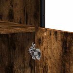 vidaXL Buffet chêne fumé 100x35x76 cm bois d'ingénierie