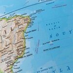 Globe terrestre lumineux Iron Classic Ø 30 cm