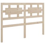 vidaXL Cadre de lit bois massif 120x190 cm petit double