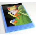 Protège-documents Kréacover A4 PP 20 Pochettes Bleu EXACOMPTA