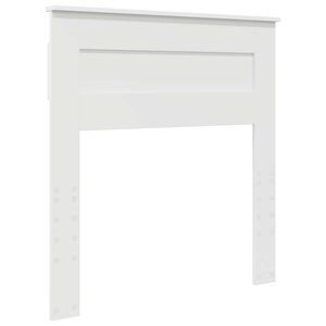 vidaXL Tête de lit Blanc 75 cm Bois d'ingénierie