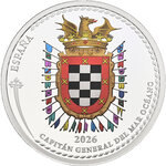 Monnaie ALVARO DE BAZAN 500 Anniversaire Argent 5€ Euro Spain 2026 (PRÉCOMMANDE)