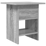 vidaXL Table de chevet Gris Sonoma 41 x 40 x 45 cm Bois d'ingénierie
