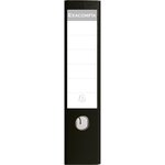 Classeur À Levier Polypropylène Dos De 75mm - Noir - X 20 - Exacompta