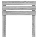 vidaXL Tête de lit Gris Sonoma 100 cm Bois d'ingénierie