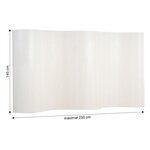 Paravent Bambou Hauteur 145 cm Blanc