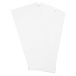 Paquet 100 Fiches Intercalaires Horizontales Unies Perforées - 105x240mm - Blanc - X 12 - Exacompta