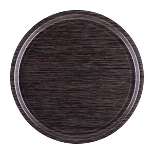 Plateau de service en mélamine  450 mm wengé - roltex -  - mélamine