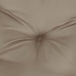 vidaXL Coussins de palette lot de 7 taupe tissu
