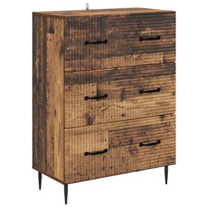vidaXL Armoire à tiroirs Bois ancien 66 x 34 5 x 89 5 cm