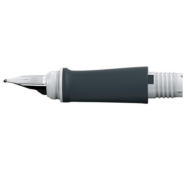 Partie avant M droitier Stylo à plume Ray blanc-gris foncé SCHNEIDER