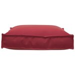 vidaXL Coussin pour assise de palette Bordeaux 70 x 70 x 12 cm