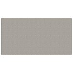 vidaXL Tapis de couloir aspect sisal platina 80x150 cm