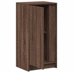 vidaXL Buffet avec LED chêne marron 42 5x34x85 cm bois d'ingénierie