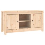 vidaXL Meuble TV 103x36 5x52 cm Bois de pin massif
