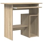 vidaXL Bureau Chêne sonoma 80x45x74 cm Bois d’ingénierie