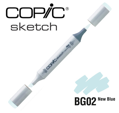 Marqueur à l'alcool Copic Sketch BG02 New Blue