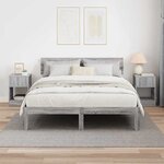 vidaXL Table d'appoint 2 Pièces Gris Sonoma 30 5 x 30 x 45 cm