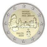 2 euros commémorative Malte 2020 - Temples de Skorba.
