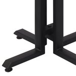 vidaXL Table basse 55x55x40 cm teck de récupération massif