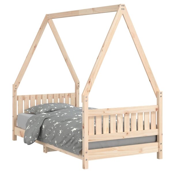 vidaXL Cadre de lit pour enfant 80x160 cm bois de pin massif