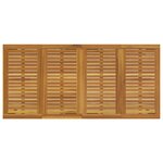 vidaXL Ensemble de salle à manger de jardin 7 pièces Beige Poly Rattan Acacia