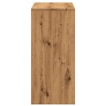 vidaXL Table console chêne artisanal 100x35x76 5 cm bois d'ingénierie