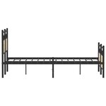 vidaXL Cadre de lit sans matelas chêne sonoma 120x200 cm