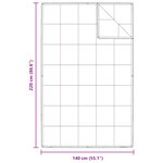 vidaXL Couettes et duvets Blanc 140 x 220 cm Bas