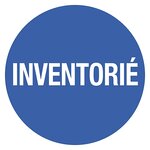 Pastille adhésive amovible imprimée inventorié (lot de 500)