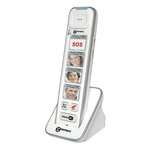 Téléphone photodect 295 pour senior et malentendant de geemarc ( combiné additionnel)