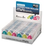 Lot de 3 Rollers de Correction MINI 5m x 4.2mm Assortis PLUS JAPAN