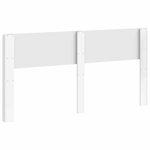 vidaXL Tête de lit Blanc brillant PB