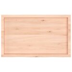 vidaXL Étagère murale 100x60x(2-6) cm bois de chêne massif non traité