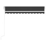 vidaXL Auvent rétractable automatique 350x250 cm Anthracite