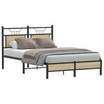 vidaXL Cadre de lit sans matelas chêne sonoma 120x190 cm