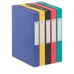 Chemise box oxford eurobox 24 x 32 cm dos 4 cm - couleurs assorties - lot de 10